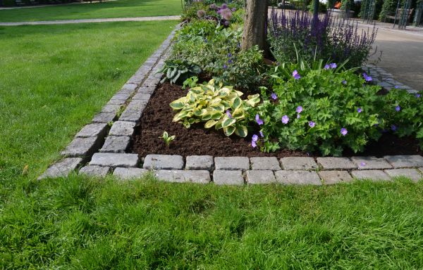 Flower Bed Mulching in Richardson